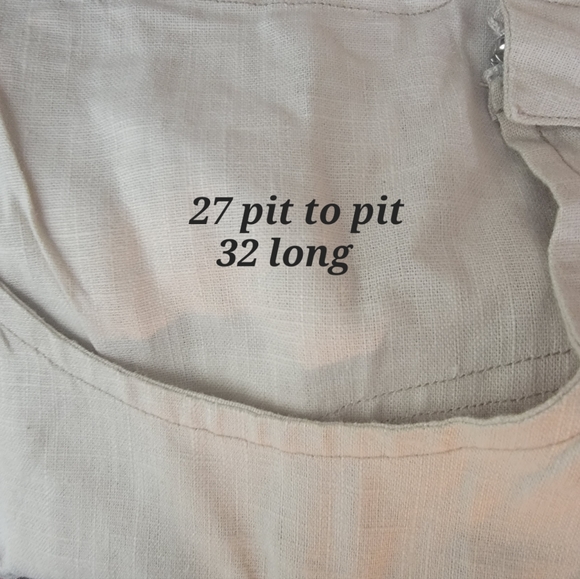 Cream with gold thread long sleeve top - Picture 6 of 6